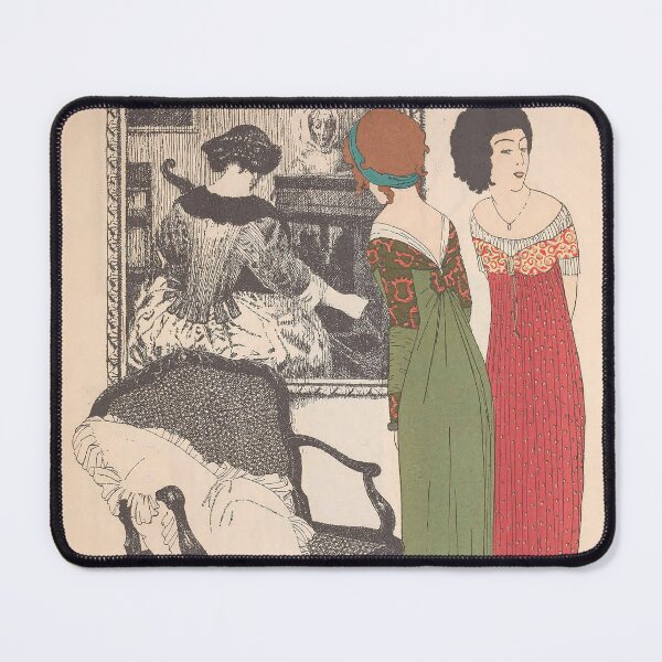 Item preview, Edwardian Women - Illustration of a Paul Poiret dress - Vintage Art designed and sold by RickE.