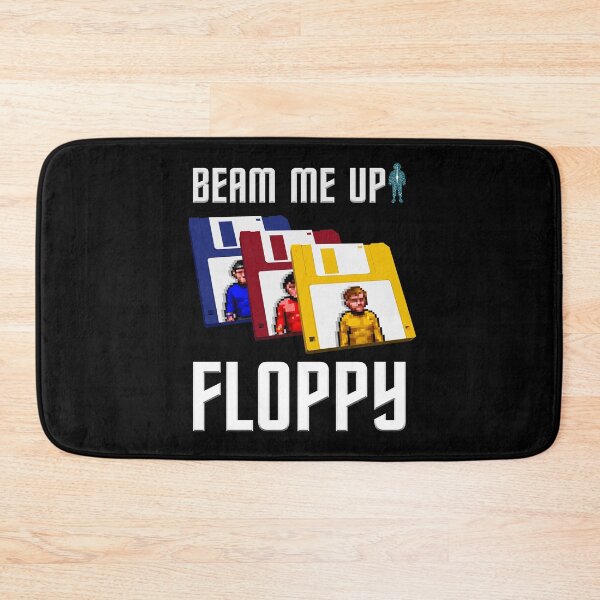 Item preview,  Red Blue Yellow Floppy Disks - 60s sci-fi & 90s classic DOS game Inspired! designed and sold by RetroTeeStudio.