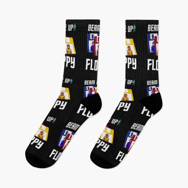 Item preview,  Red Blue Yellow Floppy Disks - 60s sci-fi & 90s classic DOS game Inspired! designed and sold by RetroTeeStudio.