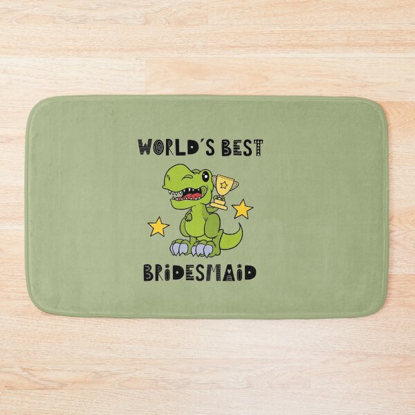 Item preview, Best Bridesmaid, Funny Bridesmaid, Worlds Best, Humor, Dinosaur, T Rex, Tyrannosaurus, World Greatest, Cute Dino, Cool designed and sold by iHeartDinosaurs.