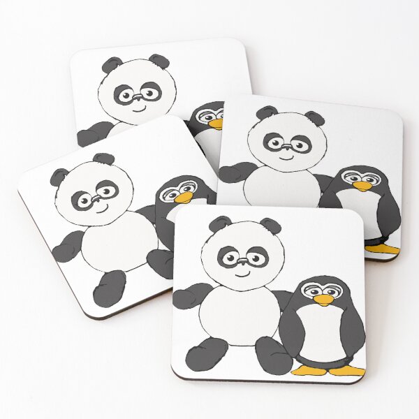 Item preview, PANDA AND PENGWIN  designed and sold by Saltypro.