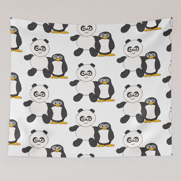 Item preview, PANDA AND PENGWIN  designed and sold by Saltypro.