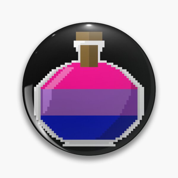 Artikelvorschau, Trankflasche mit bisexueller Flagge entworfen und verkauft von ChaosAether.