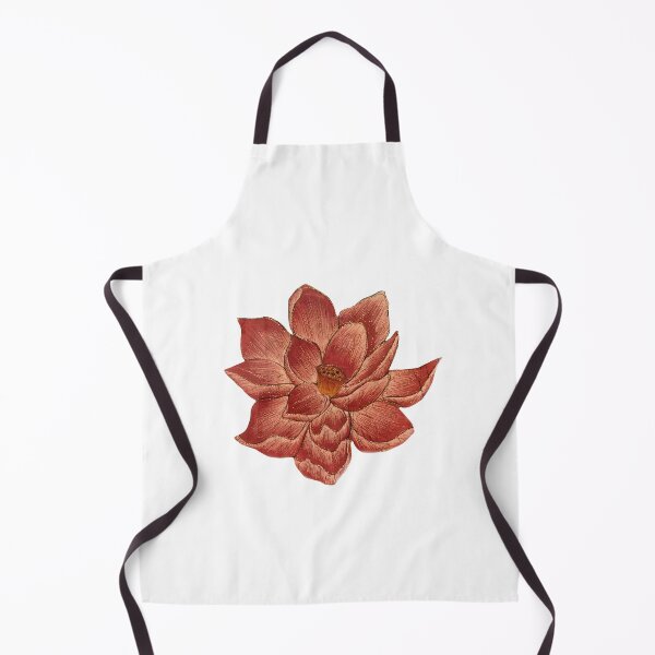 Item preview, red golden flower designed and sold by AndreaCostanza.