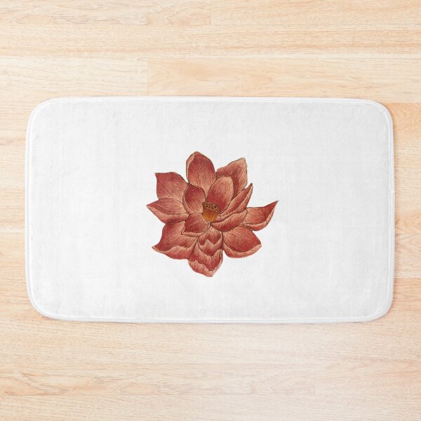 Item preview, red golden flower designed and sold by AndreaCostanza.