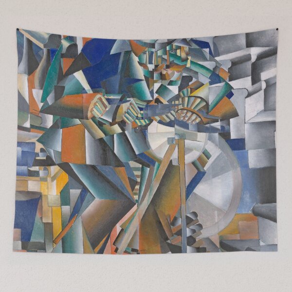 Item preview, The Knife Grinder, or Principle of Glittering by Malevich - Vintage Art designed and sold by RickE.
