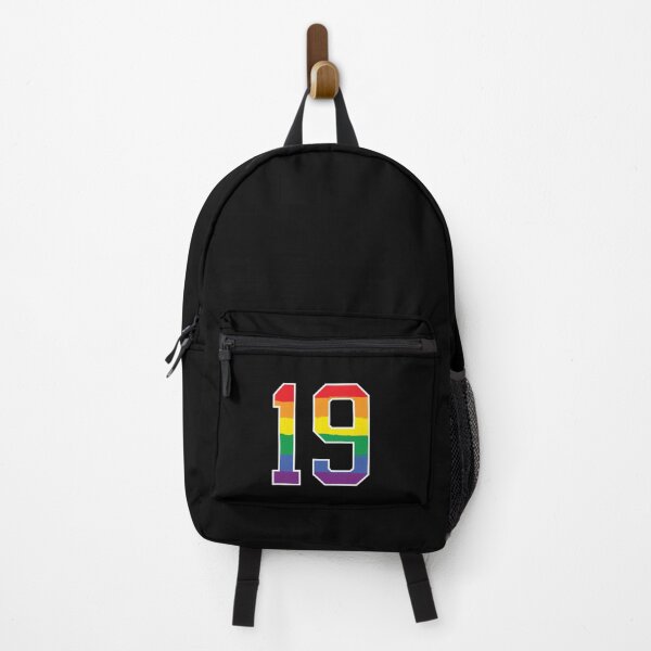 Item preview, Number 19 Rainbow LGBT pride nineteen designed and sold by LoveIsColorful.