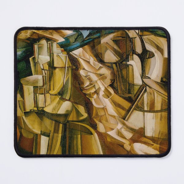 Item preview, The King and Queen Surrounded by Swift Nudes by Marcel Duchamp - Vintage Art designed and sold by RickE.