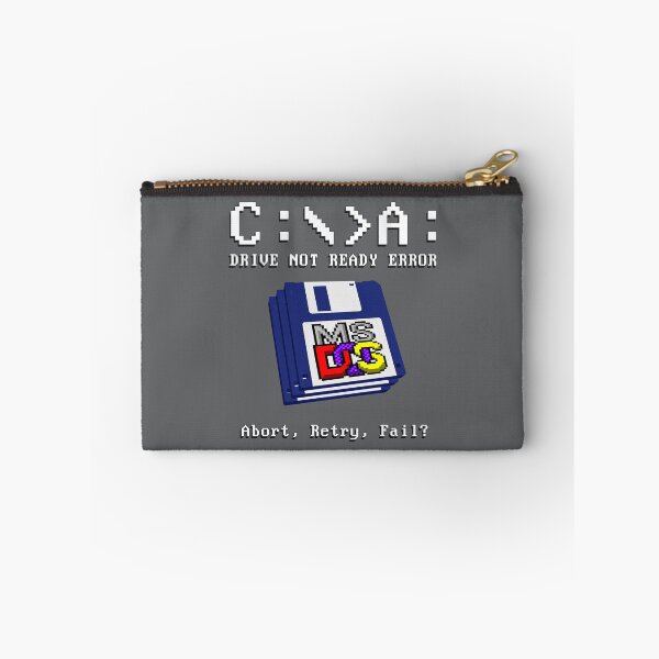 Item preview, Drive Not Ready Error DRIVE A - Abort, Retry, Fail? - Classic MS DOS Operating System Drive error message. designed and sold by RetroTeeStudio.