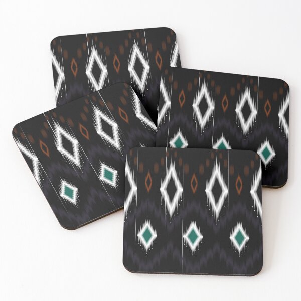 Item preview, Abstract black and red geometric native pattern designed and sold by Zeedoherty.