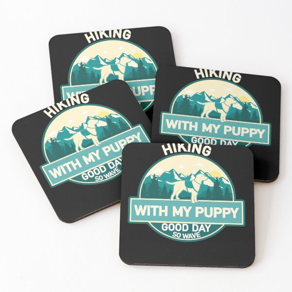 Item preview, Hiking With my Puppy Good Day So Wave- Hiking Lovers and Puppy Lovers designed and sold by Topiest.
