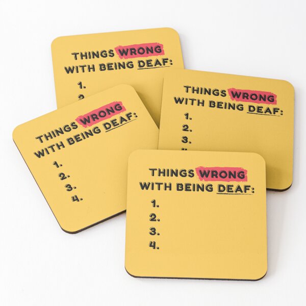 Item preview, Nothing Wrong With Being Deaf designed and sold by Vatazumet.
