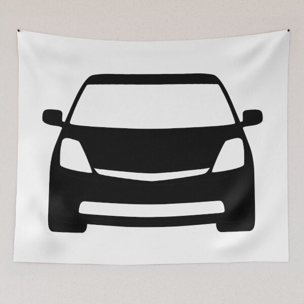 Item preview, Toyota Prius 2003-2009 front Black Silhouette designed and sold by EdimDesign.