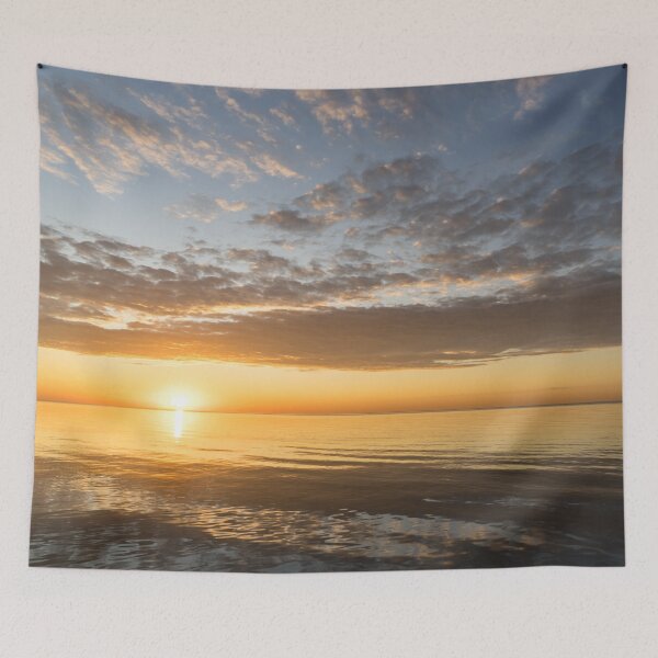 Item preview, Wisps and Ripples - Splendiferous Overwater Sunrise designed and sold by Georgia Mizuleva.