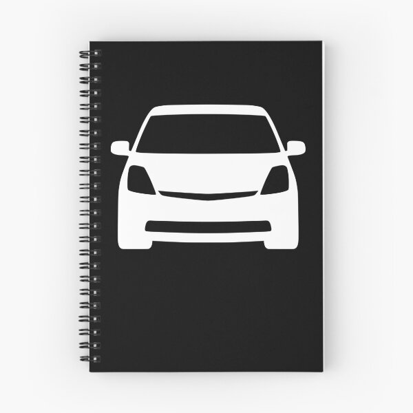 Item preview, Toyota Prius 2003-2009 front white silhouette designed and sold by EdimDesign.