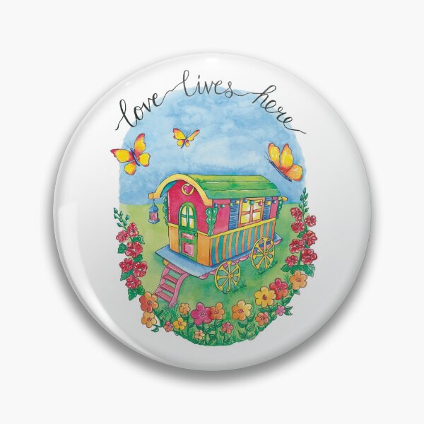 Item preview, Love Lives Here- Boho Caravan designed and sold by Susan Korsnick.