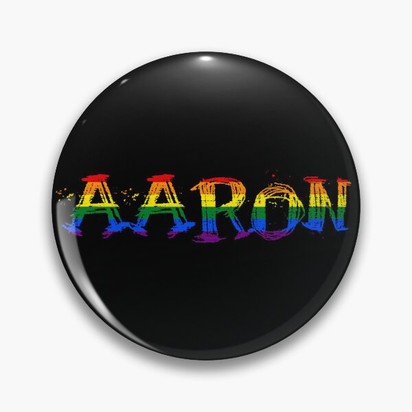 Item preview, Men rainbow name gay Aaron designed and sold by LoveIsColorful.