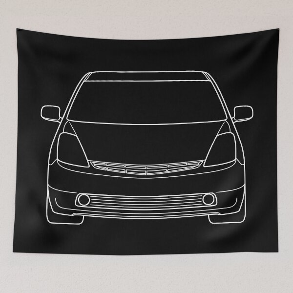 Item preview, Toyota Prius 2003-2009 front white lines designed and sold by EdimDesign.