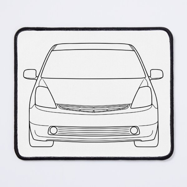 Item preview, Toyota Prius 2003-2009 front Black Lines designed and sold by EdimDesign.