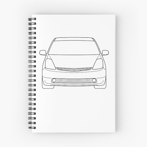 Item preview, Toyota Prius 2003-2009 front Black Lines designed and sold by EdimDesign.