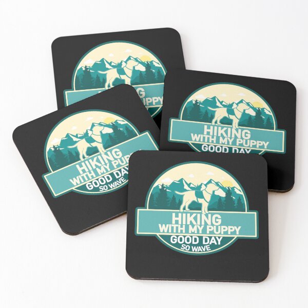 Item preview, Hiking With my Puppy Good Day So Wave- Hiking Lovers and Puppy Lovers designed and sold by Topiest.