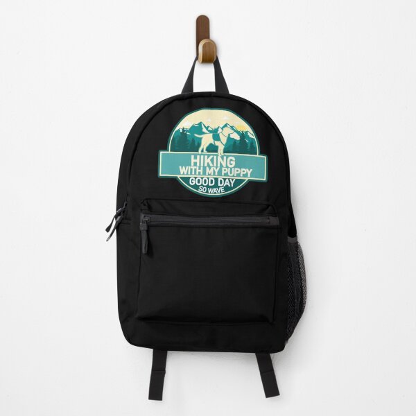 Item preview, Hiking With my Puppy Good Day So Wave- Hiking Lovers and Puppy Lovers designed and sold by Topiest.