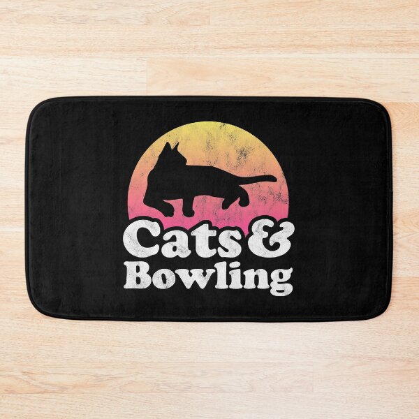 Artikelvorschau, Katzen und Bowling - Bowling-Liebhaber entworfen und verkauft von fultond.