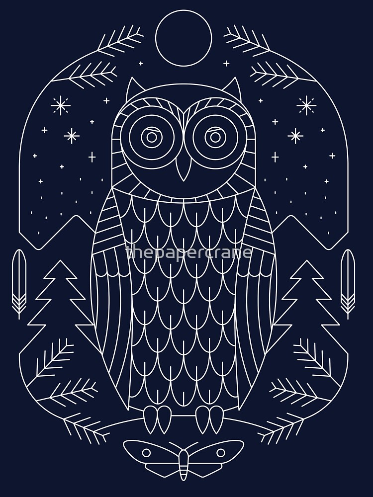 Thumbnail 7 of 7, Classic T-Shirt, Night Life designed and sold by thepapercrane.