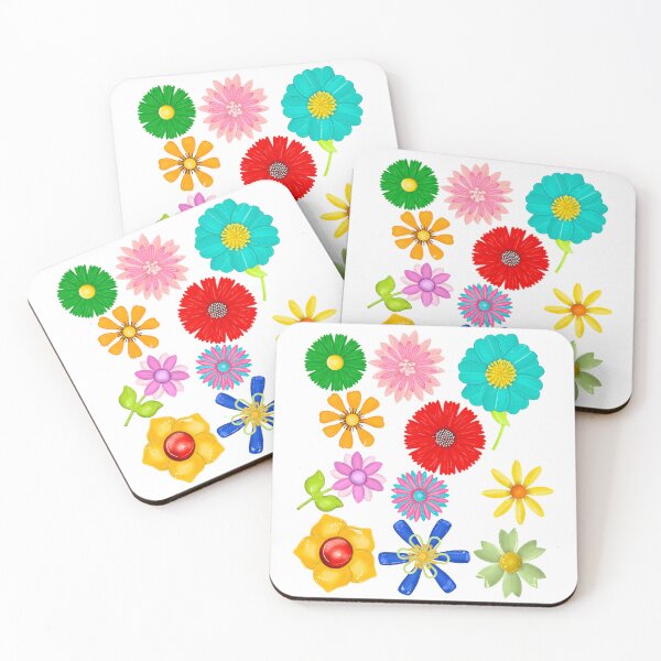 Item preview, Enamel Flower Pins designed and sold by jenbucheli.