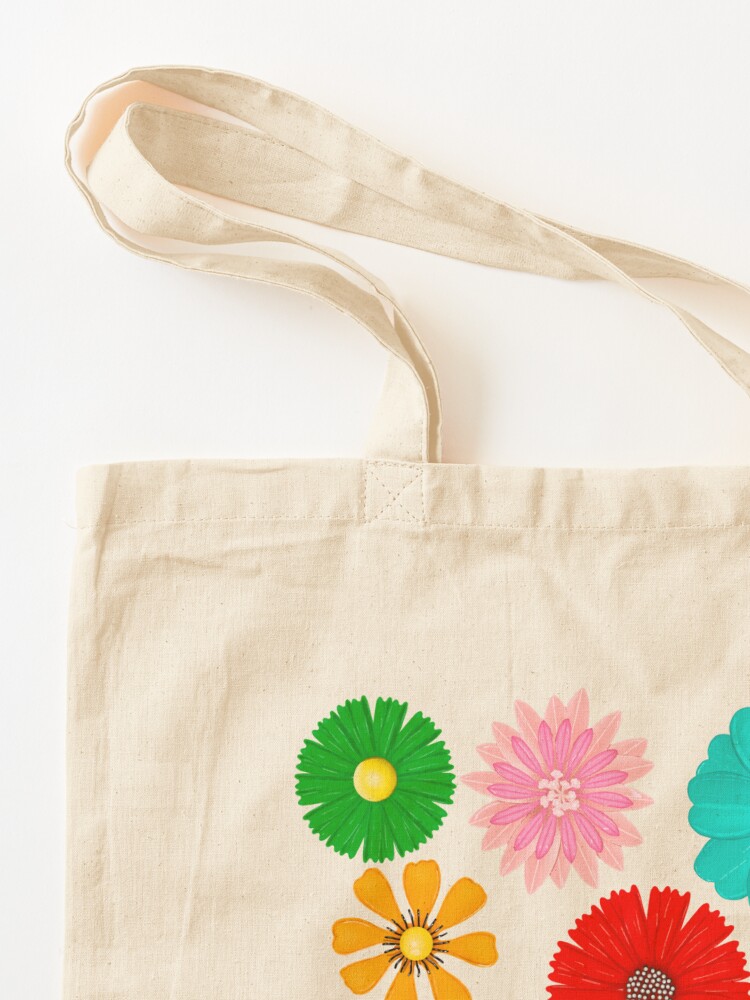 Enamel Flower Pins Tote Bag for Sale by jenbucheli