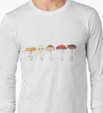 Amanita Mushrooms Long Sleeve T-Shirt