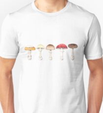 Amanita Mushrooms Unisex T-Shirt