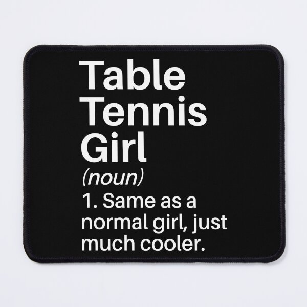Item preview, Table Tennis Girl Funny Definition: Table Tennis Gift - for Table Tennis Player or Lover designed and sold by Adexyl.