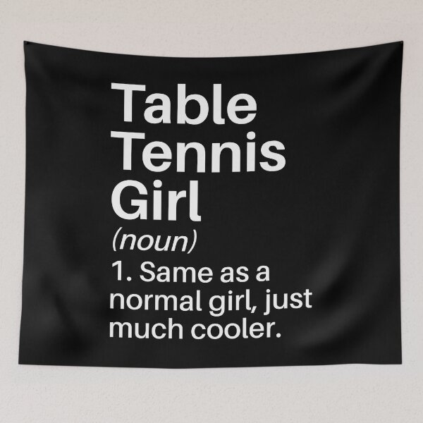 Item preview, Table Tennis Girl Funny Definition: Table Tennis Gift - for Table Tennis Player or Lover designed and sold by Adexyl.
