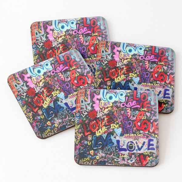 Item preview, LOVE designed and sold by lizzyparisart.