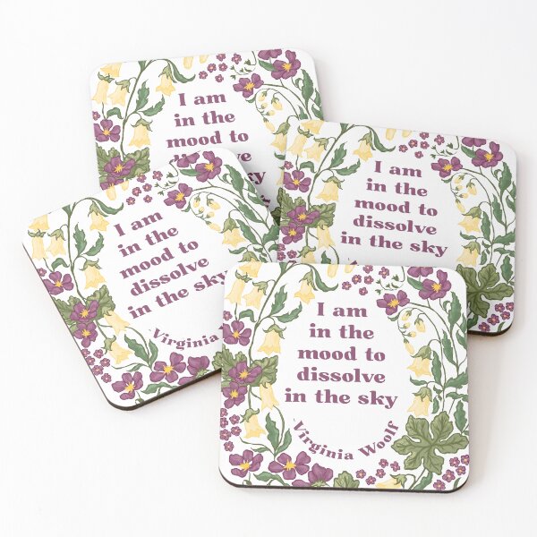 Item preview, Virginia Woolf: I am in the mood to dissolve in the sky designed and sold by fabfeminist.