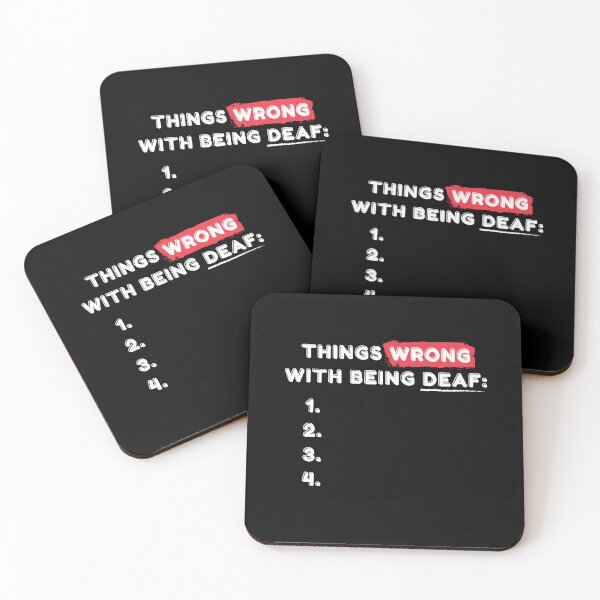 Item preview, Nothing Wrong With Being Deaf (2) designed and sold by Vatazumet.