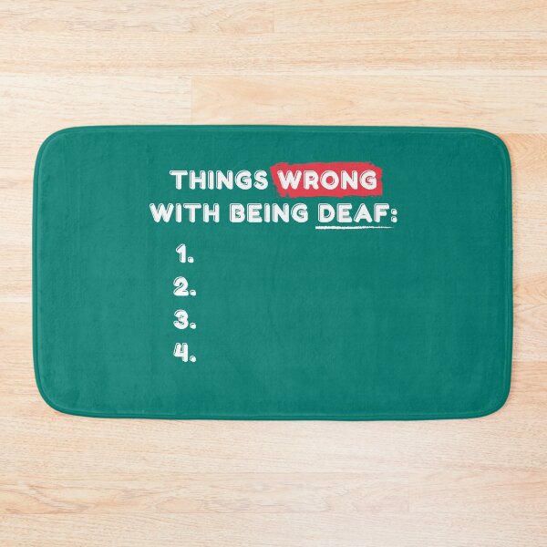 Item preview, Nothing Wrong With Being Deaf (2) designed and sold by Vatazumet.