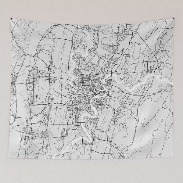 Item preview, Chongqing City Map of China  - Light designed and sold by deMAP.