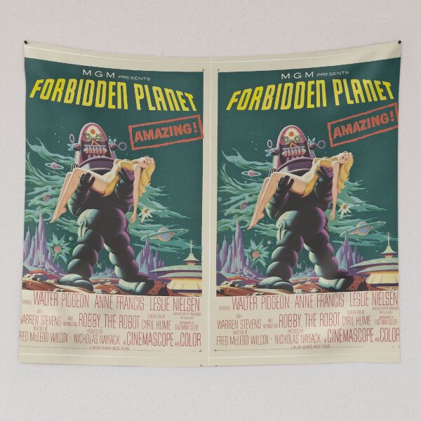 Item preview, Forbidden Planet Vintage Sci-Fi designed and sold by FutureIsRetro.