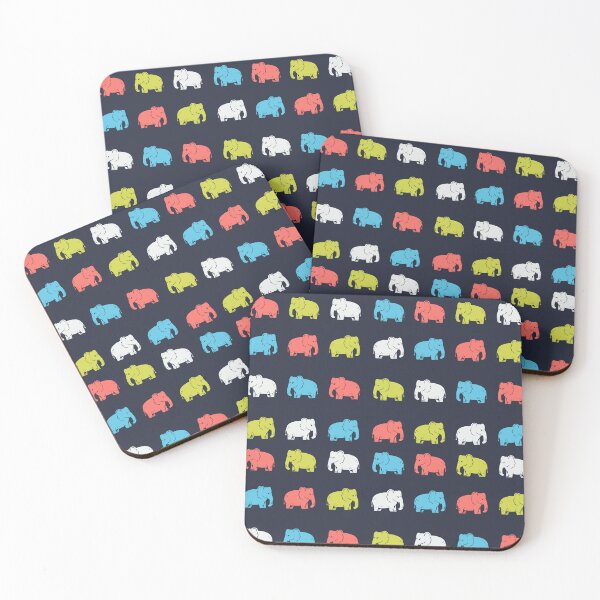 Item preview, Simple Multicoloured Elephant Design, Animals designed and sold by jodie9779.