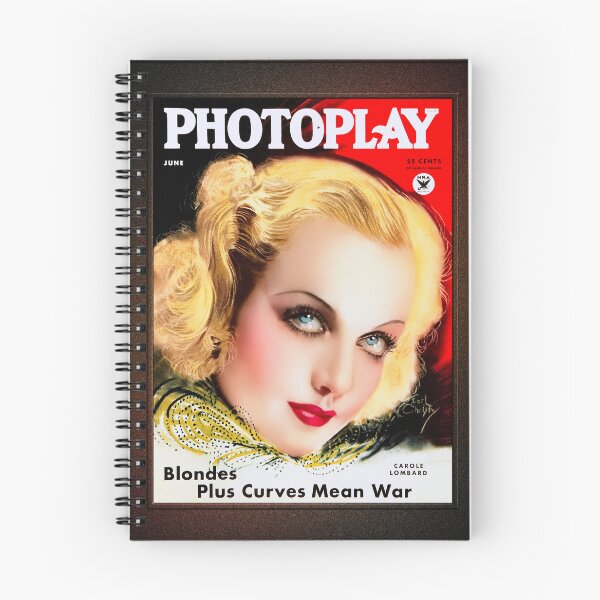 Item preview, Carole Lombard Photoplay Magazine by Earl Christy Remastered Vintage Art Xzendor7 Reproductions designed and sold by Xzendor7 Digital Art Creations.