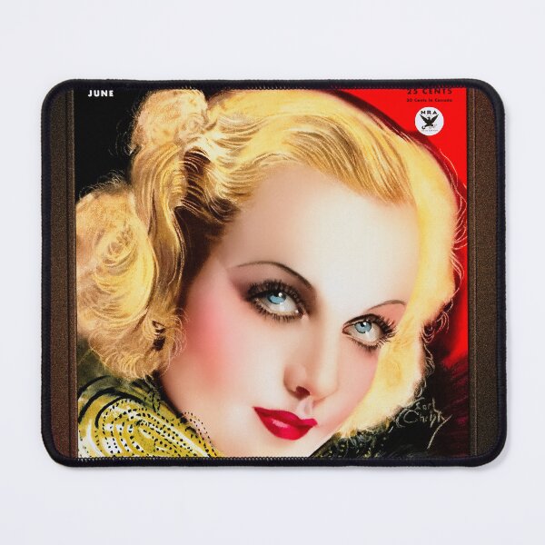 Item preview, Carole Lombard Photoplay Magazine by Earl Christy Remastered Vintage Art Xzendor7 Reproductions designed and sold by Xzendor7 Digital Art Creations.