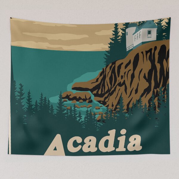 Item preview, Acadia National Park-Vintage designed and sold by Road-tees.