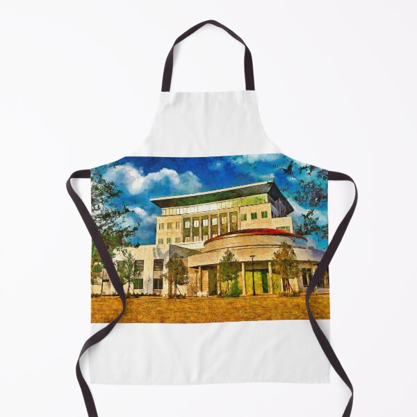 Item preview, Coral Springs city hall building - digital painting designed and sold by NickoPrints.