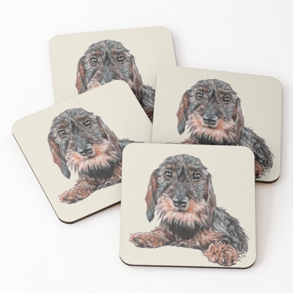 Item preview, Wirehaired Dachshund Friend designed and sold by Katerina Makarova.