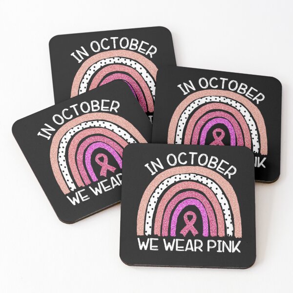 Item preview, In October, We Wear Pink designed and sold by GoldenBuffalo79.