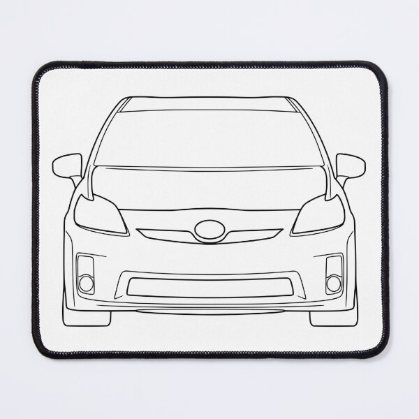 Item preview, Toyota Prius 2010-2015 front Black Lines designed and sold by EdimDesign.