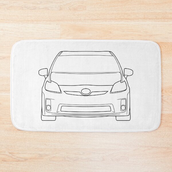 Item preview, Toyota Prius 2010-2015 front Black Lines designed and sold by EdimDesign.