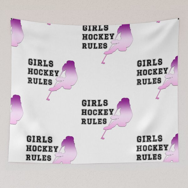Item preview, Girls Hockey Rules, Hockey Rules designed and sold by SportyDogShop.